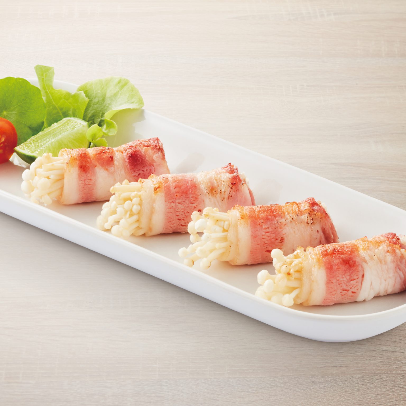 Bacon Enoki Roll Fuji Japanese Restaurant