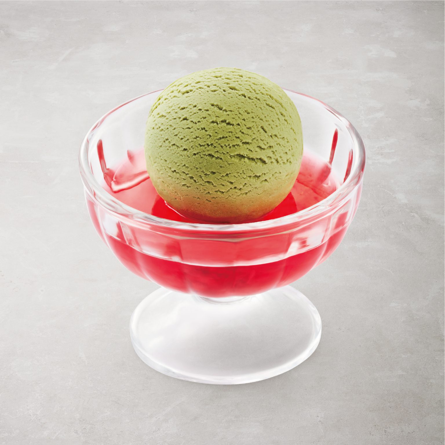 Matcha Ice Cream with Jelly Fuji Japanese Restaurant