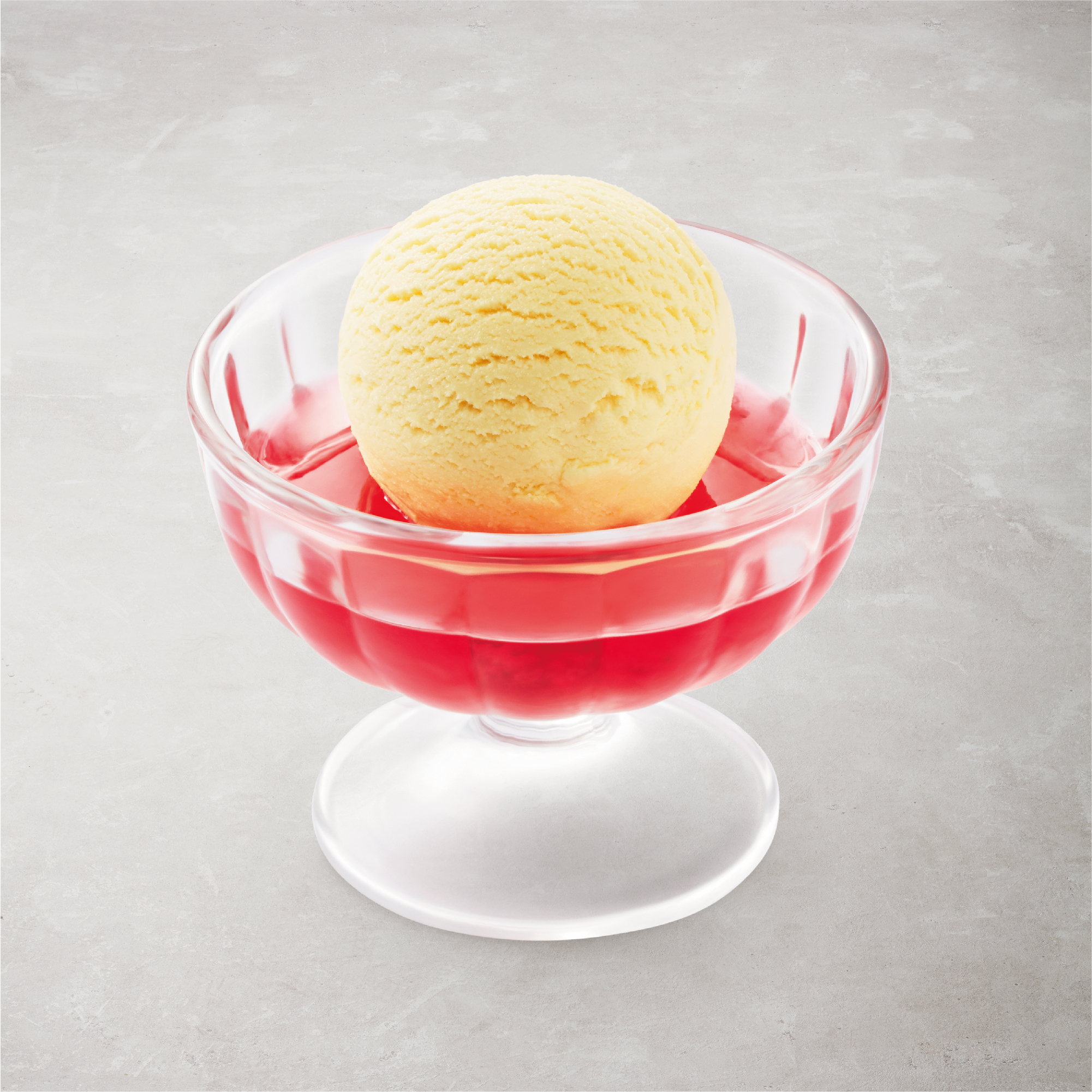 Vanilla Ice Cream with Jelly