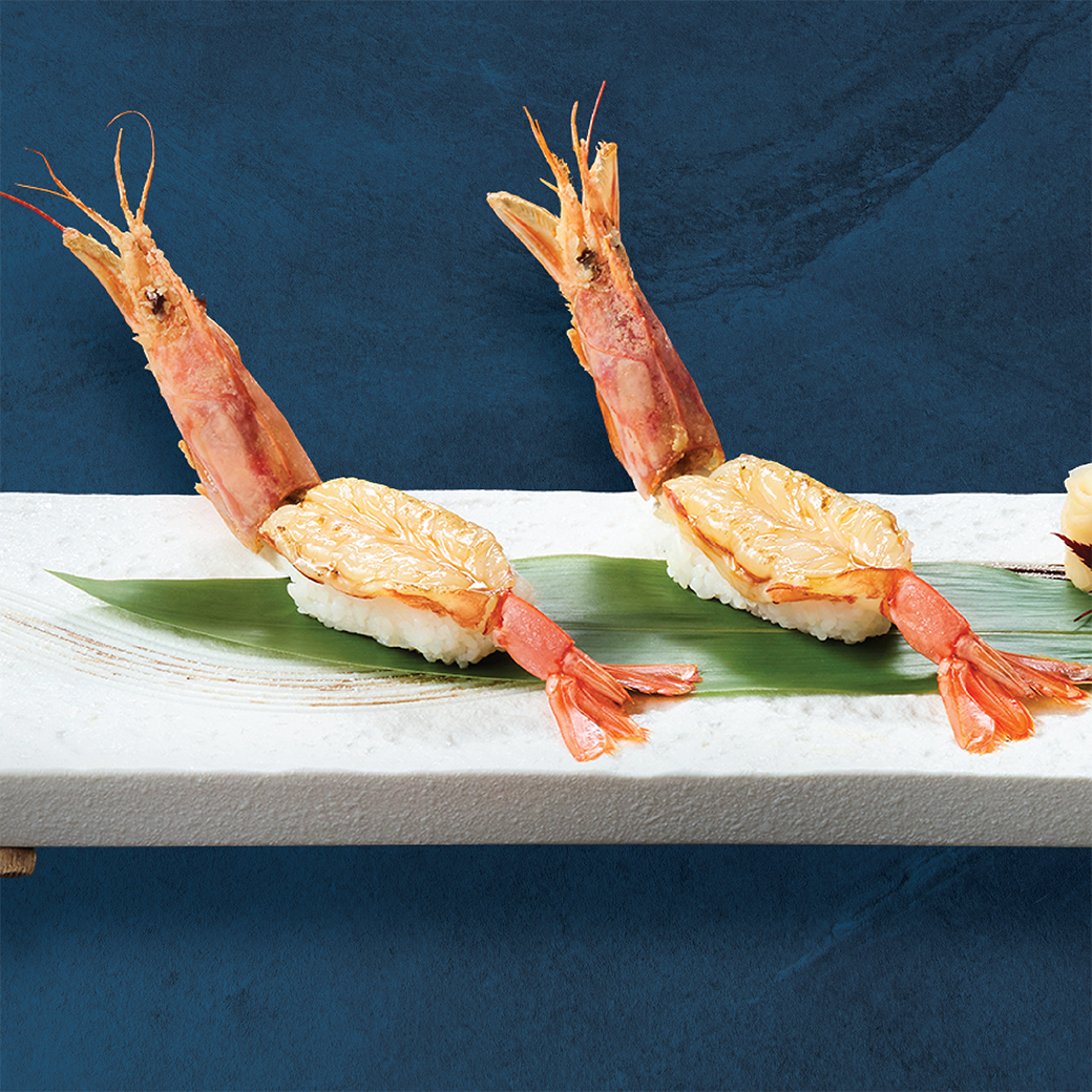 ABURI BOTAN EBI NIGIRI