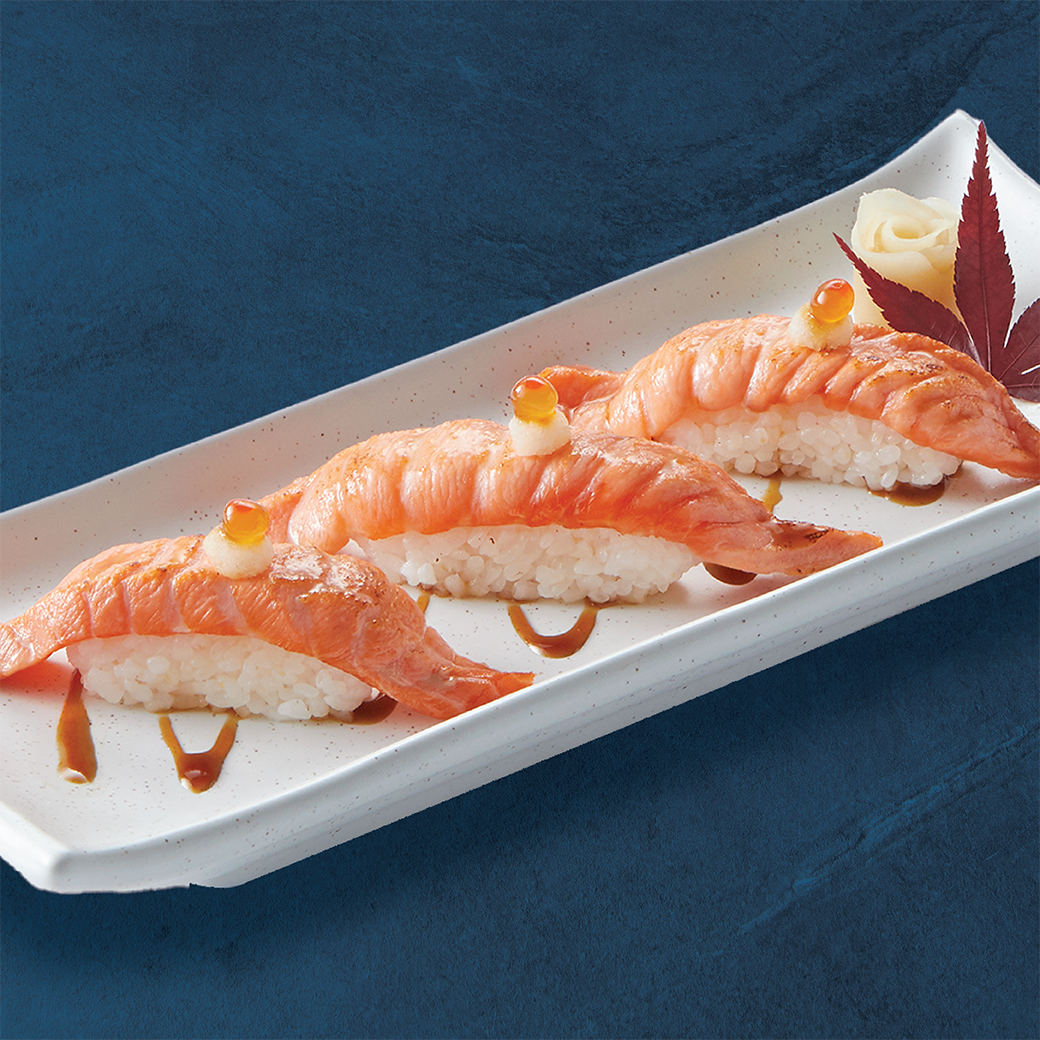 ABURI SALMON NIGIRI