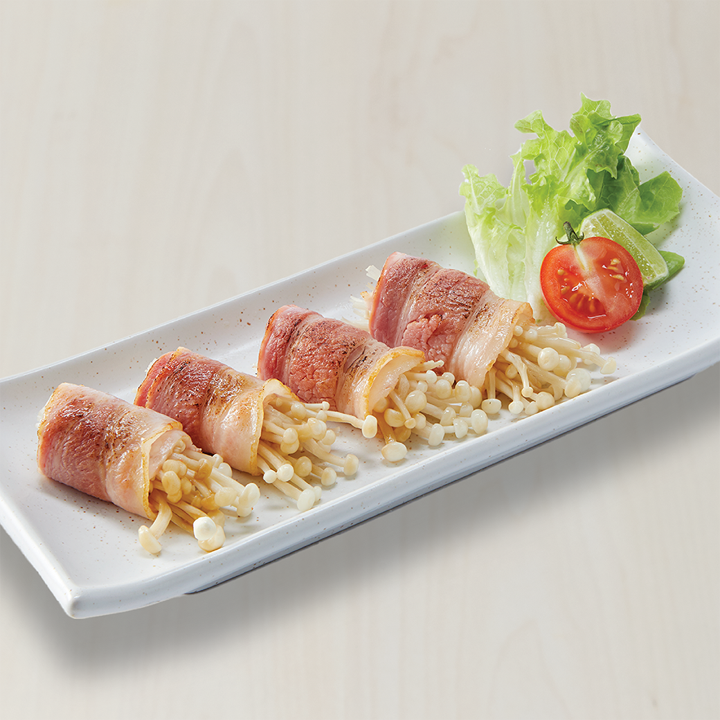 BACON ENOKI ROLL
