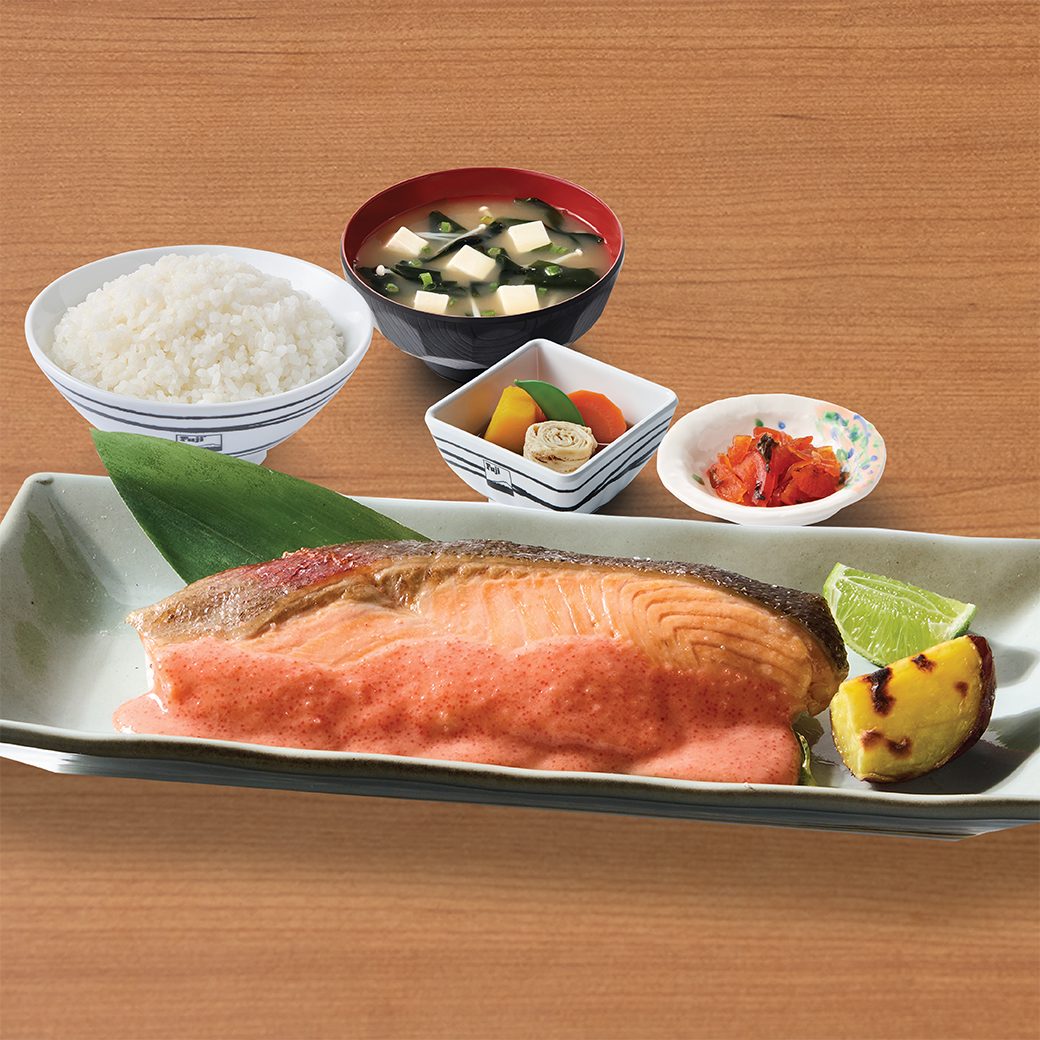 SALMON MENTAI SAUCE YAKI