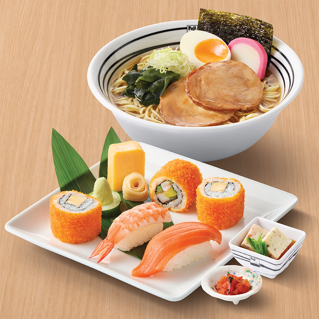 SHOYU RAMEN & SUSHI SET