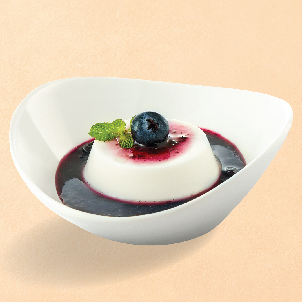 BLUEBERRY PANNA COTTA