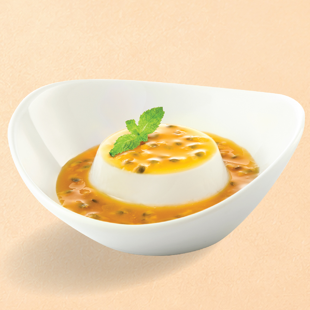 PASSION FRUIT PANNA COTTA