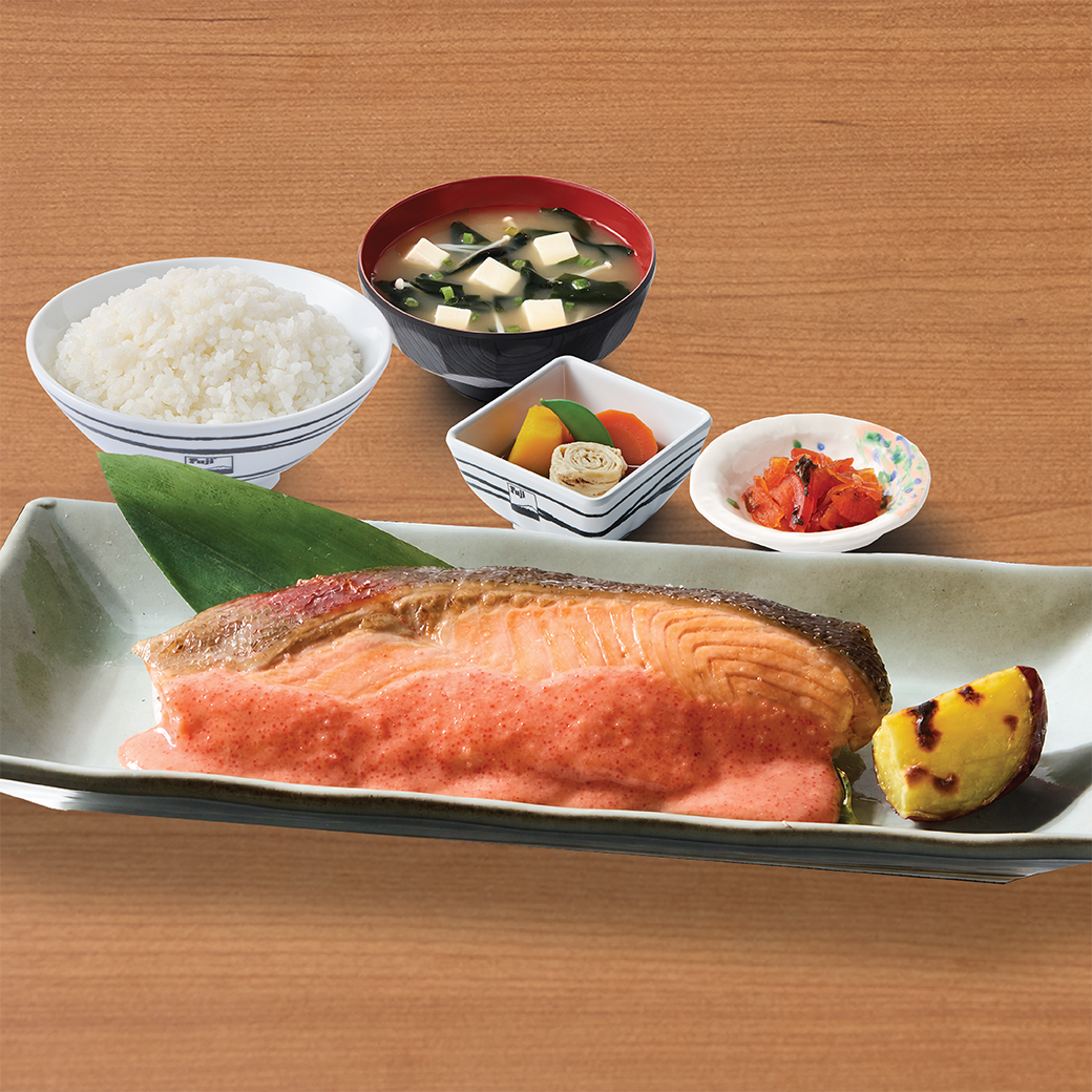 SALMON MENTAI SAUCE YAKI